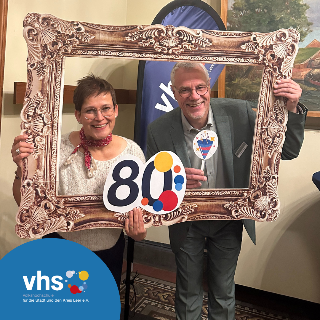 80 Jahre VHS,Volkshochschule Leer, Leitung, Bildung,