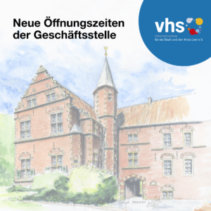 Neue Öffnungszeiten der Geschäftsstelle